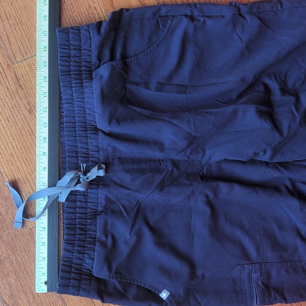 FIGS XL SCRUB SET Navy Dark Blue Technical Collection Joggers And Top - Picture 6 of 9
